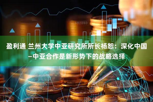 盈利通 兰州大学中亚研究所所长杨恕：深化中国—中亚合作是新形势下的战略选择